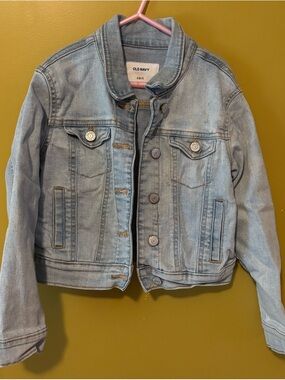 Bold Old Navy Light Wash Denim Jacket (6-7)